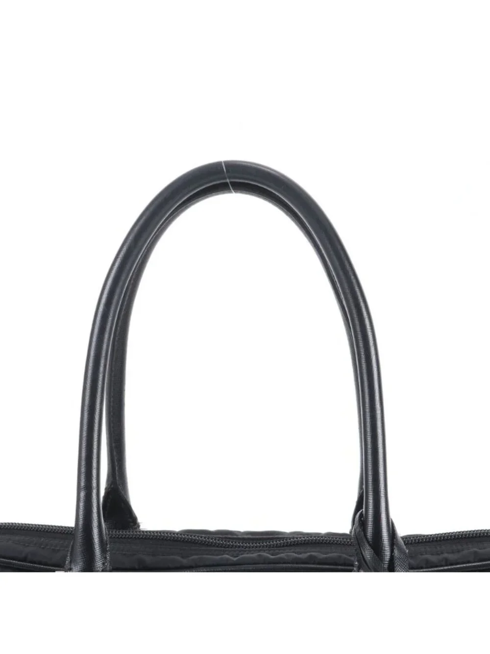 Prada Tessuto Nylon Leather Tote Shoulder